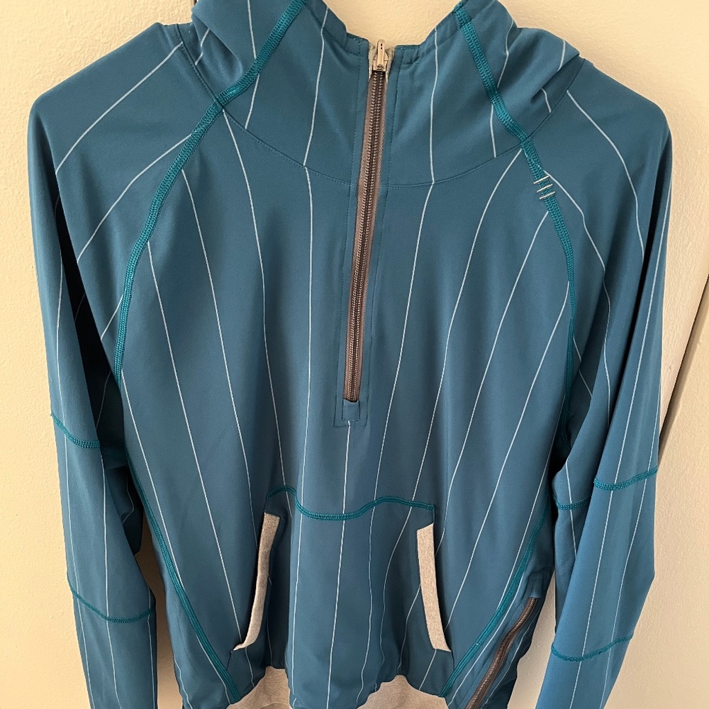 lululemon athletica Blue Striped Jacket
